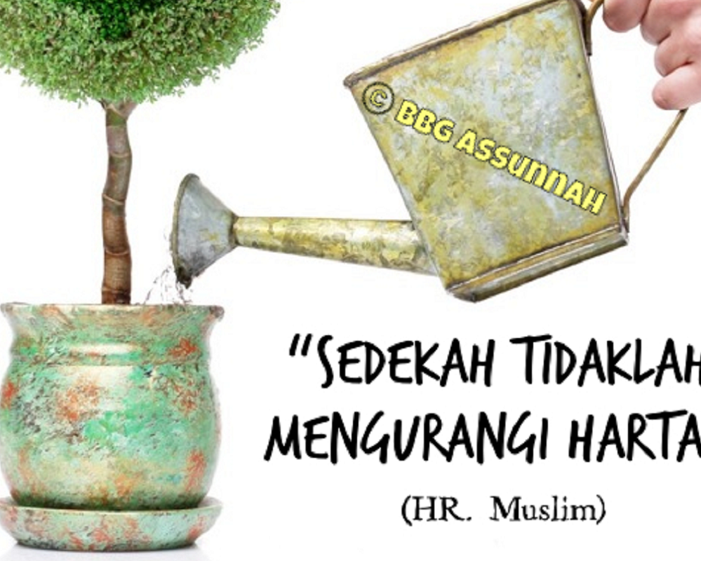 sedekah tidak mengurangi harta